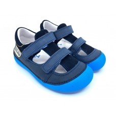 D.D.step barefoot sandálky modré 063-237