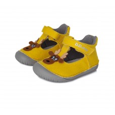 D.D.step barefoot sandálky žluté C070-46A