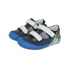 D.D.step barefoot sandálky Royal blue modré H073-23